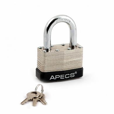 Замок висячий стальной Apecs PDS-65-65